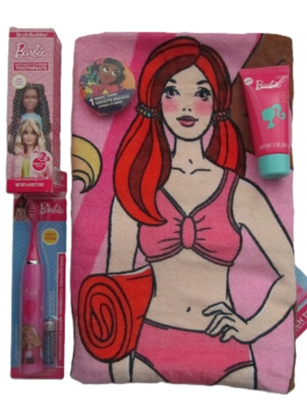 Barbie Beach Towel & Bath Set NEW